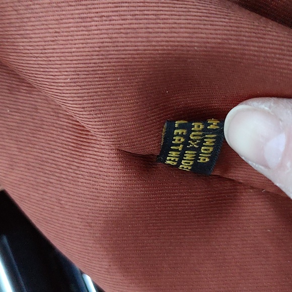 Barneys New York genuine leather cognac brown tote - Picture 6 of 6